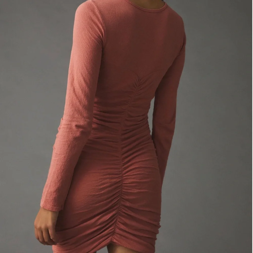 Anthropologie Sundry Ruched Sweetheart Dress - Picture 2 of 7